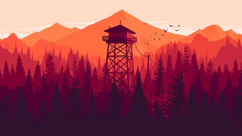 An image from Firewatch for comparison